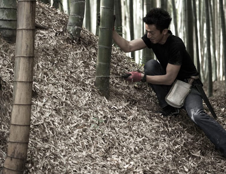 京都の竹林プライベート散策＆おもてなしの心「竹の徳利」制作