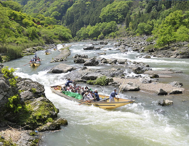 貴船川床・保津川下り観光